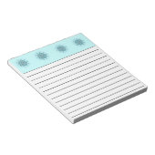 Abstracte zeelieden notitieblok (Schuin)