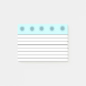 Abstracte zeelieden post-it® notes (Voorkant)