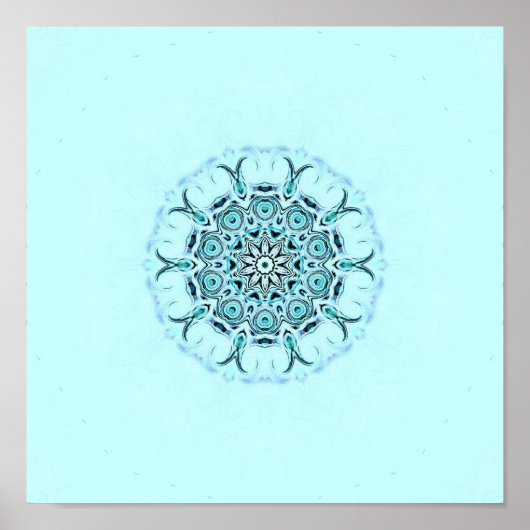 abstracte zeelieden poster (Voorkant)