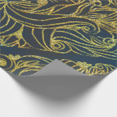 Abstracte zeemeermin cadeaupapier (Hoek)