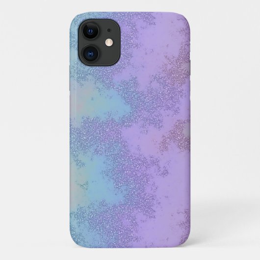 Abstracte zeemeermin glitter telefoonhoes Case-Mate iPhone case (Achterkant)