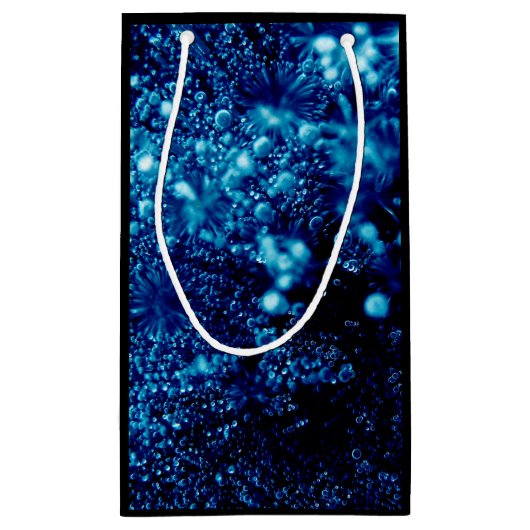 Abstracte zeepbellen Monogram Klein Cadeauzakje (Achterkant)