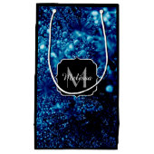 Abstracte zeepbellen Monogram Klein Cadeauzakje (Voorkant)