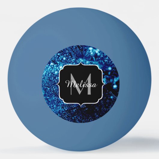 Abstracte zeepbellen Monogram Pingpongballen (Voorkant)