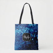 Abstracte zeepbellen Monogram Tote Bag (Voorkant)