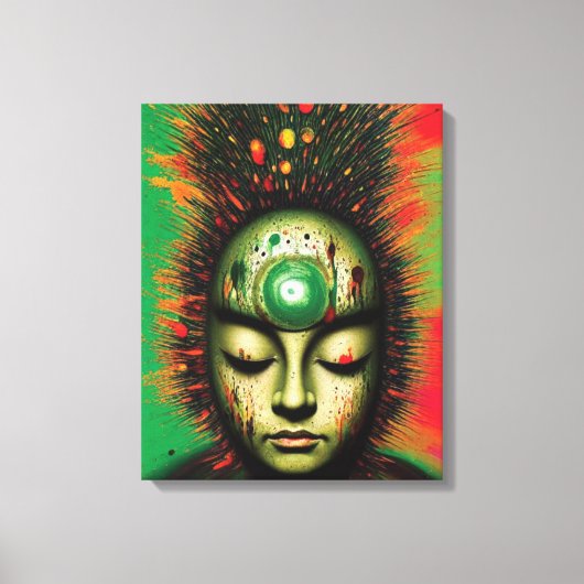 Abstracte Zen Canvas afdrukken (Voorkant)