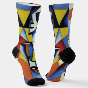 Abstracte Zen Cubist Socks Sokken