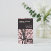 abstracte zenuwen visitekaartje (Staand voorkant)