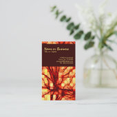 abstracte zenuwen visitekaartje (Staand voorkant)