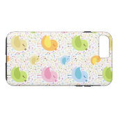 Abstracte zingende kippen Case-Mate iPhone case (Achterkant (Horizontaal))