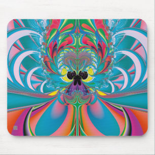 Abstracte Zomer Vlinder Kunst Muismat