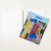 Abstracte Zomerdorp Gepersonaliseerde Planner (Display)