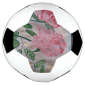 Abstracte zomerRozen Voetbal (Gedraaid)