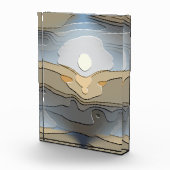 Abstracte ZON OVER DE HILLEN Fotoblokken (Rechts)