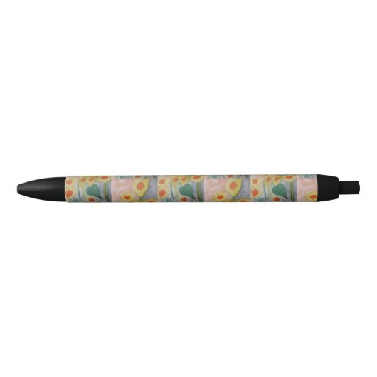Abstracte zonnebloemen Pen (Voorkant)
