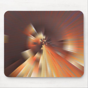 Abstracte zonnestralen muismat