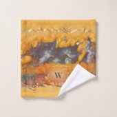 Abstracte Zonnezonsondergang 0612 Bad Handdoek (Wasdoekje)