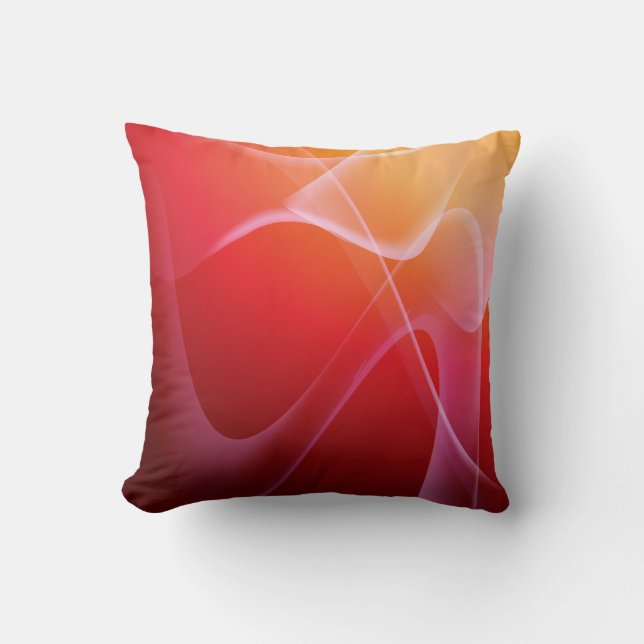 Abstracte zonsondergang Amerikaanse MoJo Pillow Kussen (Voorkant)