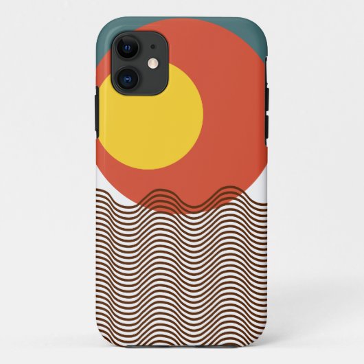 Abstracte zonsondergang Case-Mate iPhone case (Achterkant)