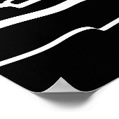 Abstracte zonsondergang die het Zee naar dromen br Poster (Hoek)