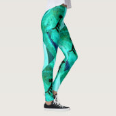 abstracte zuidoostelijke rotsgroen leggings (Rechts)