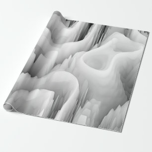 abstracte zwart-wit zwart-wit wervelfractal backg cadeaupapier