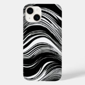 Abstracte zwart-witgolf Case-Mate iPhone case (Achterkant)