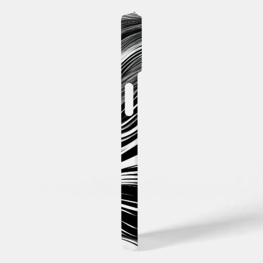 Abstracte zwart-witgolf Case-Mate iPhone case (Achterkant / Rechts)