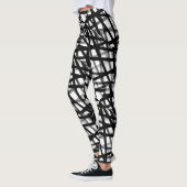 Abstracte zwart-witLeggings Leggings (Links)