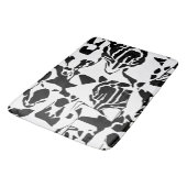 Abstracte zwart-witte mat (Gekanteld)