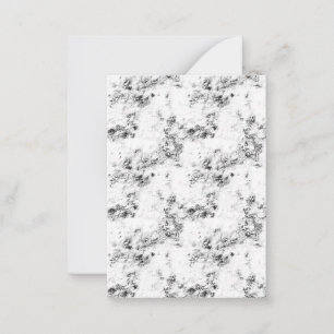 Abstracte Zwart Witte Notitiekaarten Minimalistisc Notitiekaartje