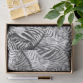 Abstracte zwart-witte Zebra Tissuepapier (Geschenk)