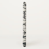 Abstracte zwarte en witte cirkels Case-Mate iPhone case (Achterkant / rechts)