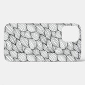 Abstracte zwarte lijnen Case-Mate iPhone case (Achterkant (horizontaal))