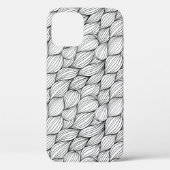 Abstracte zwarte lijnen Case-Mate iPhone case (Achterkant)