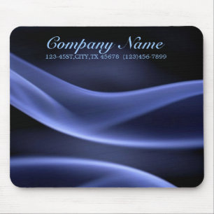 abstracte zwarte marineblauw - moderne minimalisti muismat