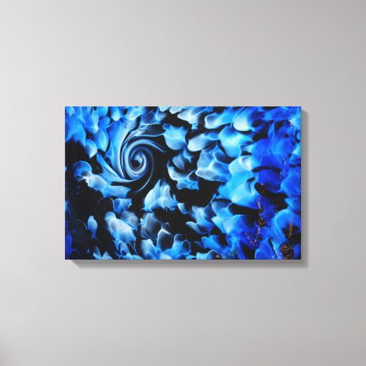 abstracte zwarte rok canvas afdruk (Voorkant)
