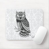 Abstracte zwartwit muismat (Met muis)