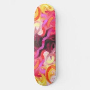 Abstracte zwenkplank skateboard