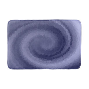 Abstracte zwijn vloeibare blauwe blauwvioolvis mod badmat