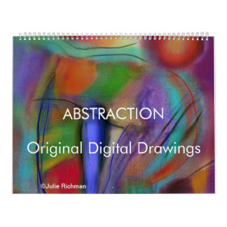 ABSTRACTIE digitale tekenkalender Kalender
