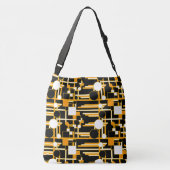 Abstractie op grote schaal van Canvas tas #3 (Achterkant)