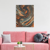 Abstractie Terrestre Canvas Afdruk (Insitu (Woonkamer))