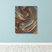 Abstractie Terrestre Canvas Afdruk (Insitu (Houten vloer))