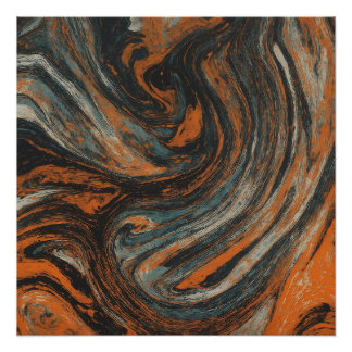 Abstractie Terrestre Perfect Poster