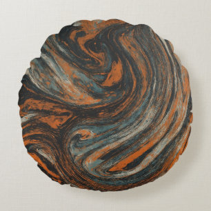 Abstractie Terrestre Rond Kussen
