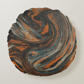 Abstractie Terrestre Rond Kussen