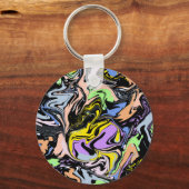Abstractie uitvloeien sleutelhanger (Voorkant)