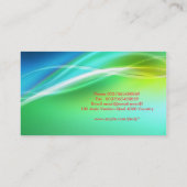 abstraction beau carte de visite (Dos)