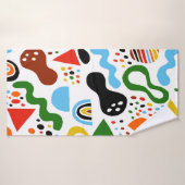 abstraction de style moderne avec composition (Serviette de bain)